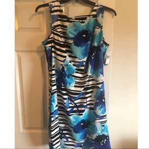 🌟ALYX Sleeveless Blue Floral Dress👗